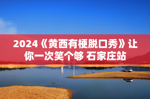 2024《黄西有梗脱口秀》让你一次笑个够 石家庄站
