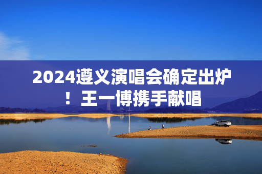 2024遵义演唱会确定出炉！王一博携手献唱